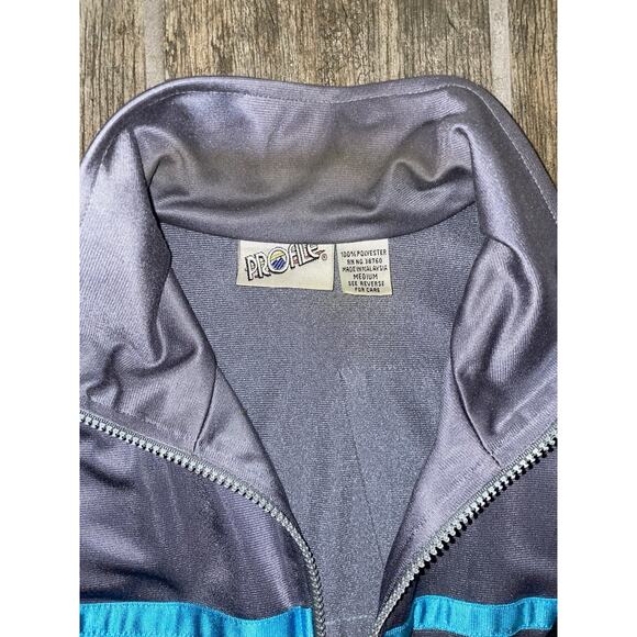 Vintage Mens 80s Profile Track Jacket Sz M - Picture 3 of 4
